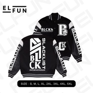 Internatioal Blacklist Jacket for Men and Women Varsity Blacklist Adult Jumbo Size XL XXL XXXL XXXXL