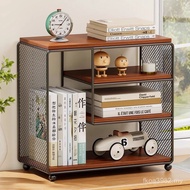 Bedroom Simple Shelf Bookshelf Living Room Organize Stationery Painting Desktop Cabinet Storage Book