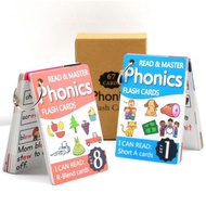 Phonics Flash Card Set Reading Practice Level 1-15
