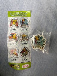 Pokemon Center 限定 扭蛋 襟章 日本橋