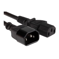 ASAP Technology UL IEC C14 to C13 Computer PDU 1.0mm2 17AWG Power Cord Extension Cable 2 Meters