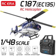 (Ready Stock) RC ERA C187 4CH Remote Control Helicopter EC135 Simulation 6-Axis Gyro Altitude Settin