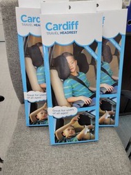 Cardiff 旅行頭枕頸枕 - 黑色
