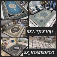 6XL Carpet 3D crystal Velvet 🔥Ready Stock🔥 for Home Decor / Karpet / Rugs/Carpet Murah/ Kitchen Carp