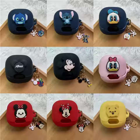 Cartoon Disney Earphone Case Cover For Anker Soundcore Liberty 4 NC Silicone Wireless Earbuds Protec