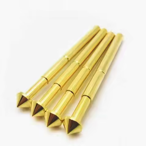 P125-E P125-E2 PCB Test Spring Test Pin Probe Test Tool 33.35mm 2.02mm 2.50mm Nickel Plating Gold Pl