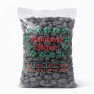 Black and gray coral decorative stone - 8kg packaging