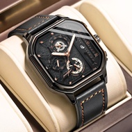 POEDAGAR POEDAGAR Men's Watch Retro Luminous Waterproof Fashion Gift Watch Men Gift Box