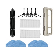 Roller Brush Cover Side Brush HEPA Filter Mop Cloth Compatible for HITACHI RV-X15N Robot Vacuum Clea