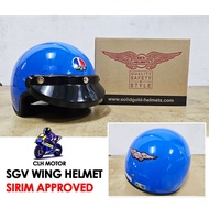 [Sirim Approved] SGV WINGS HELMET-Blue