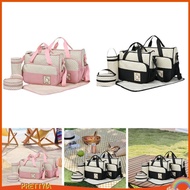 [PrettyiaSG] Diaper Bag, Mommy Tote Bag with Changing Pad, Baby Essentials Bag, Travel Diaper Bag for Working