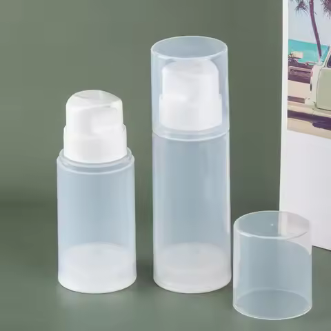 150ml/200ml/250ml Travel Portable Vacuum Bottling Push-Type Airless Pump Lotion Bottle DIY Cosmetics