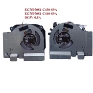 CPU GPU Cooling Fans for Xiaomi MI Gaming GTX1060 6G Edition GameBook GTX1050ti 171502 Laptop EG7507
