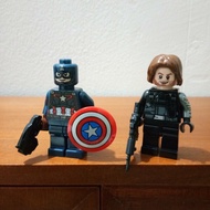 Lelego Minifigure Marvel Captain America Winter Soldier Bucky