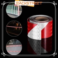 BACKSTREET Reflective Tape, 2 Inch X 32.8 Feet Self Adhesive Safety Reflective Stickers, Durable Red