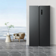 Midea | ตู้เย็นแบบประตูฝรั่งเศส ทำความเย็นด้วยลม ไม่มีน้ำค้างแข็ง ขนาดบาง