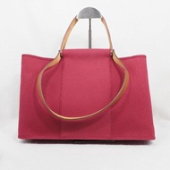 Hermes Cabag 38 Canvas 愛馬仕帆布單肩包托特包