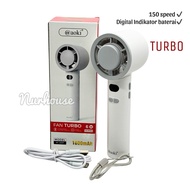AOKI Turbo Jet 150 Speed Portable Fan Super Strong Wind T209