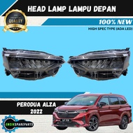Second Hand ( 100% Original ) Perodua Alza 2022 Led Original Headlamp Lampu Depan High Spec 100% High Quality