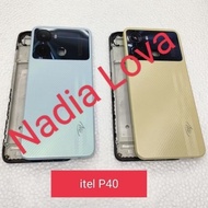 Itel P40 Casing Kesing Backdoor+Frame Itel P40