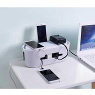 Charger Cable Organizer Box Wire Cable Management Box