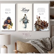 WallproDecor Bible Verse Wall Decoration 15x30cm Christian Verse Wall Display Photo Frame Wall Decor