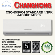 Promo AC Changhong 1/2 PK 05NVC STANDARD FREE PASANG + AKSESORIS