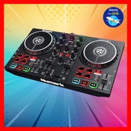 Numark DJ controller Beginner DJ equipment Serato DJ Lite included Streaming LED lights built-in aud
