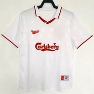 1996-97 LWP Home White Retro Short-Sleeve High-Quality Soccer Jersey S-XXL