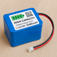 Battery pack แบตเตอรี่ 12v 6000 - 15000 mah 3S - 2-5 P (6-15 เซลล์) ระยะใช้งาน 11.1-12.6v แบตเตอรี่