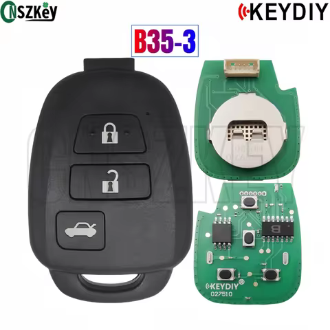 CNSZKEY B35-4 B35-3 B35-2 KD B Series Universal Wired Remote Control Key For Toyota For KD900 KD900+