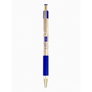 Zebra Ballpen biru / Blue F-301 - Stainless Steel Color Pen biru