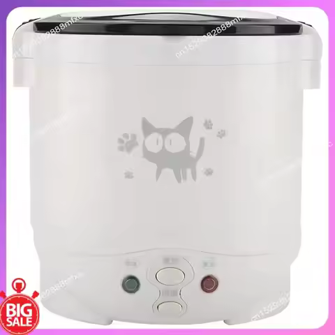 Big Deal Mini Rice Cooker Car Portable Travel Rice Cooker Non-Stick Multi-Function Rice Cooker Elect