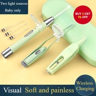 Baby Ear Cleaning Tools Luminous Ear Spoon Earpick Nose Clip Children Adults Ear Care Tools Kit