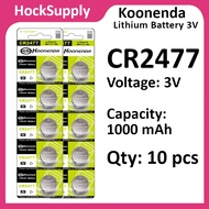 [10pcs] Koonenda CR2477 Lithium 3V Button Battery 2477 [FAST SHIP OUT]