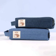 Chuyu 牛仔手提小筆袋/鉛筆盒/拉鍊包/布質筆袋