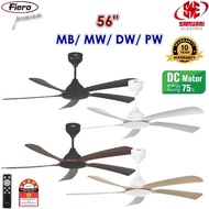 FIERO 56" DC MOTOR CEILING FAN WITH 16 SPEED NICA 56 (MB/ MW/ DW/ PW)