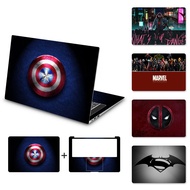 Customized DIY Laptop Sticker Marvel/Captain America/Spider Man/Batman Laptop Skin 12/13/14/15/17 inch Art Sticker Laptop Decoration Laptop Sticker