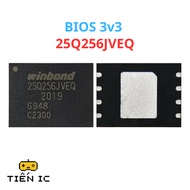 BIOS 3v3 W25Q256JVEIQ 25Q256JVEQ W25Q256 32mb size 6x8mm for Mainboard, Printer, Router - New produc