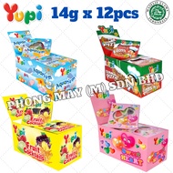 YUPI GUMMY CANDY [14G*12PCS] / YUPI PIZZA/ YUPI ACQUARIUM /YUPI FRUIT COCKTAILS Cocktails