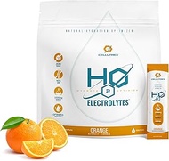 H2O (Hydrate 2 Optimize) - Orange Powder Packets | Electrolyte Drink Mix | Easy Open Single-Serving 