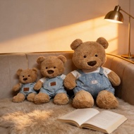 Limited Sale🎀Cute Overalls Bear Doll Plush Teddy Bear Gift for Girlfriend Girlfriend High-value Supe