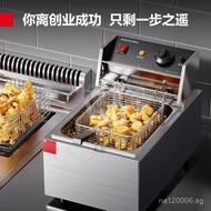 Griddle Electric Fryer Electric Deep Fryer Oil Fryer Deep Fryer Single Cylinder Commercial Skewer Fr