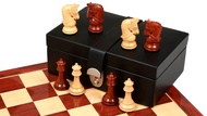 1chess Chess Classy Solid Wood Import Chess Set Luxury Knight Series Ebony Chess Pieces