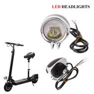 10 inch Electric Scooter Headlight Lamp E-scooter Front Light for Kugoo M4 Kick Scooter Accessories 