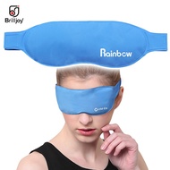 ส่วนที่เหลือ Ice Eye Shade cooler bag Sleep Mask Cover Ice Pack Eye Mask Cool Heat Soothing Eye Care Gel Mask หน้ากากอนามัย