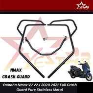 Yestar 1 Set Yamaha Nmax v2 2020 2021 FULL Crash Guard Pure Stainless Metal Motorcycle
