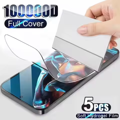1-5Pcs Hydrogel Film For Xiaomi Redmi Note 15 14 13 Pro 12 11 10 9 Poco F7 X7 M7 M6 X6 X5 F6 F5 14C 