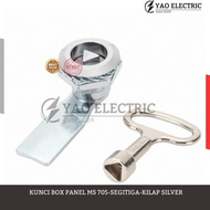 PANEL BOX KEY MS-705 PANEL KEY TRIANGLE MODEL - CHROME SILVER