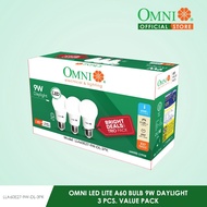 OMNI LED Lite A60 Bulb 9W Daylight 3 PCS. VALUE PACK - LLA60E27-9W-DL-3PK